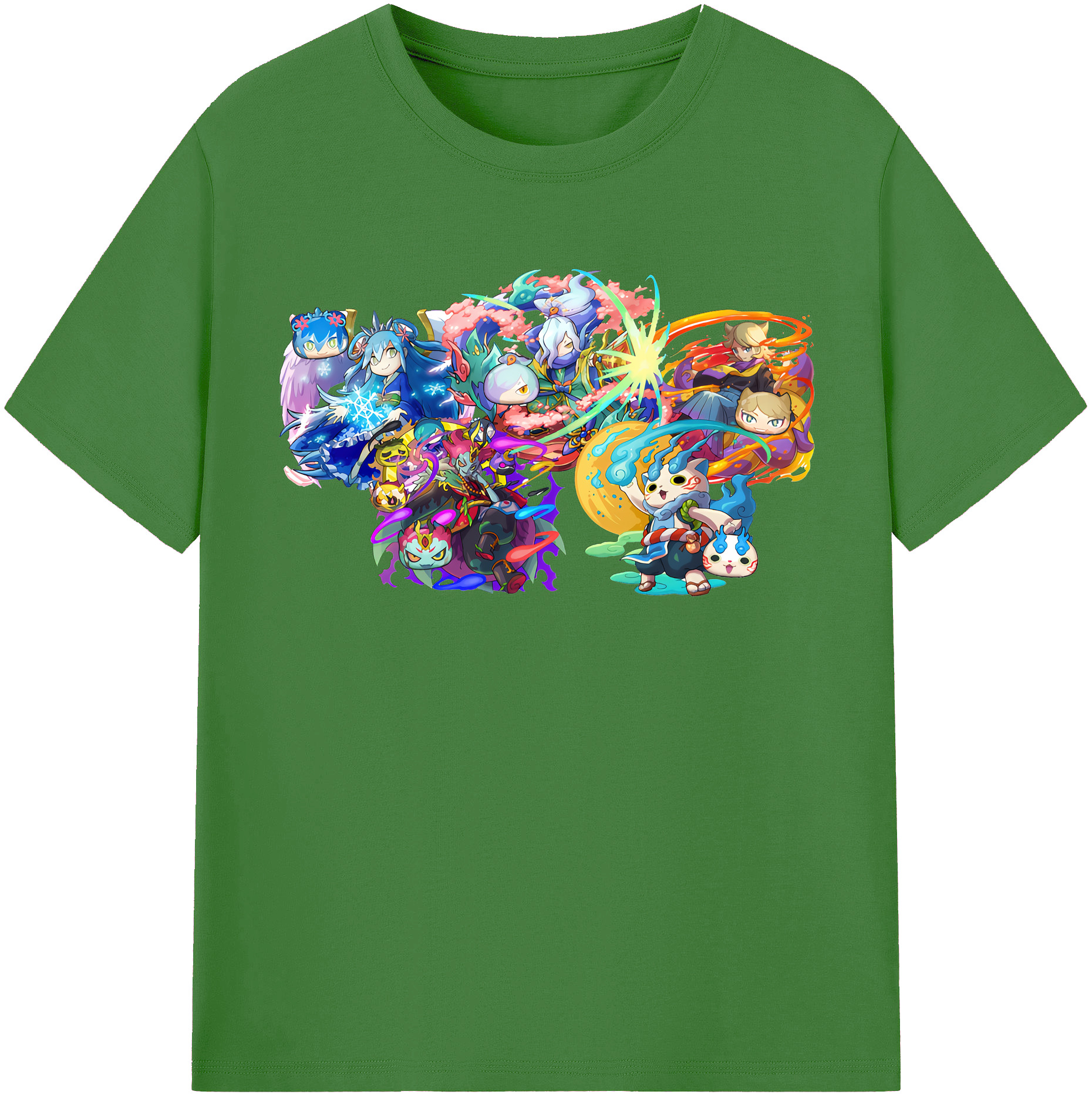 （画像用） 妖怪ウォッチ Yo-kai Watch レディースカジュアルプリントTシャツ（綿100％）